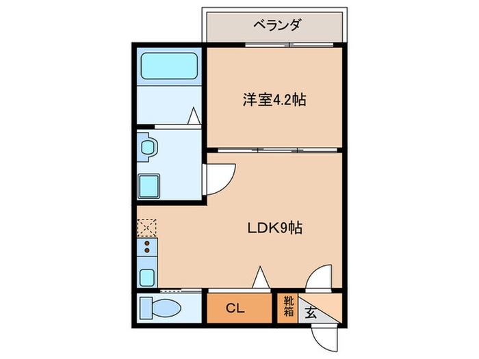 エスペランサ浅香山の物件間取画像