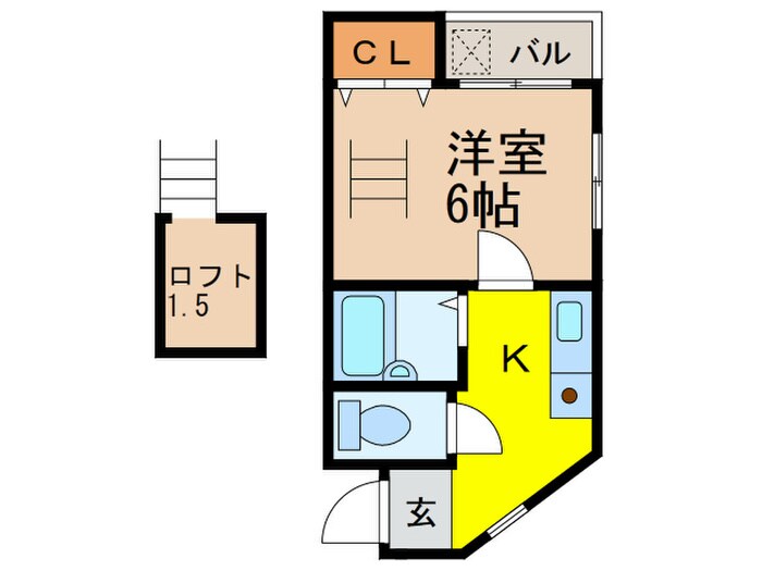 郷原マンションの物件間取画像