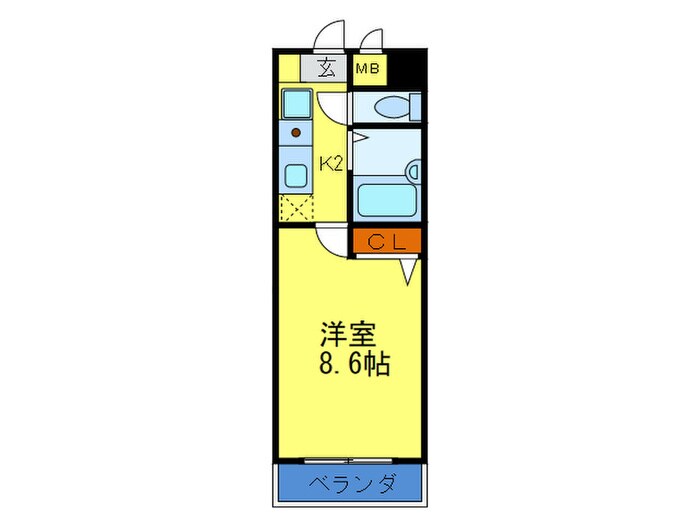 ドミトリィ御池の物件間取画像