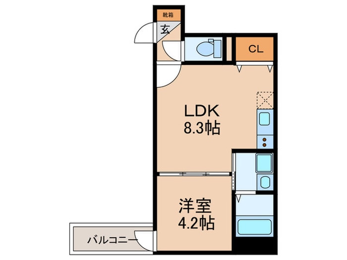 仮）Clairの物件間取画像