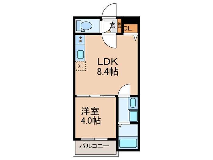 仮）Clairの物件間取画像