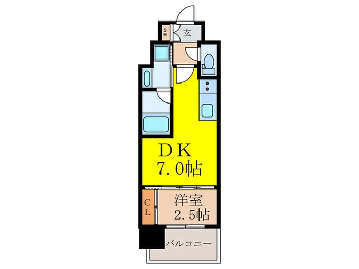 コンフォリア新大阪宮原Qの物件間取画像