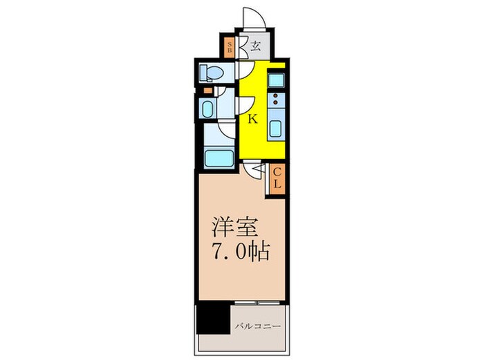 コンフォリア新大阪宮原Qの物件間取画像