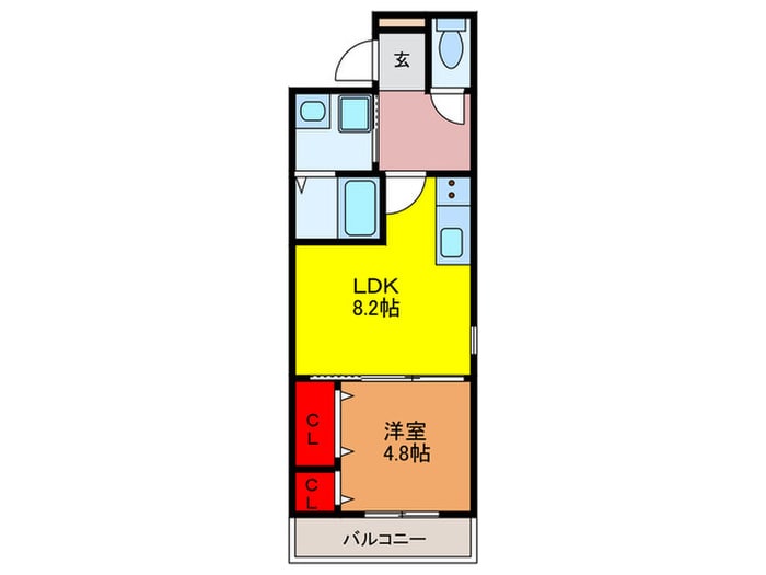 フジパレス吹田穂波町の物件間取画像