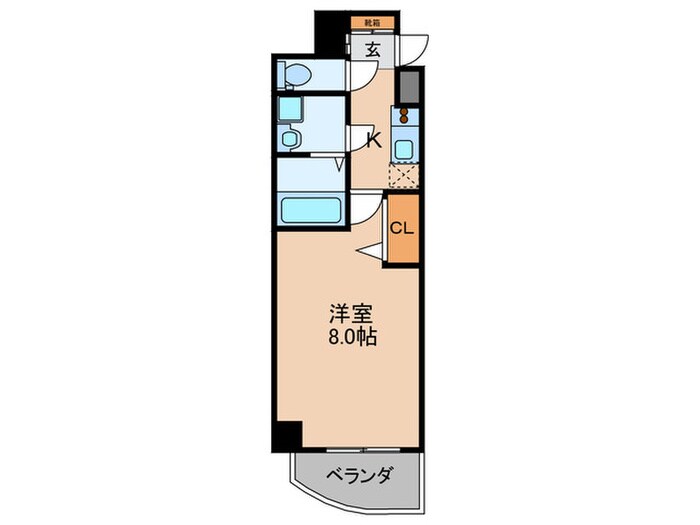 SERENITE本町ROJI 02の物件間取画像