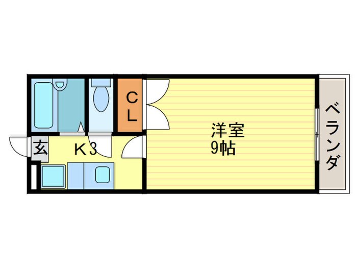 コモド嵯峨の物件間取画像