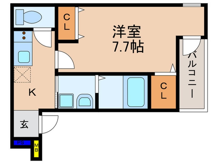 仮)ﾌｼﾞﾊﾟﾚｽ豊里中央公園南Ⅰ番館の物件間取画像