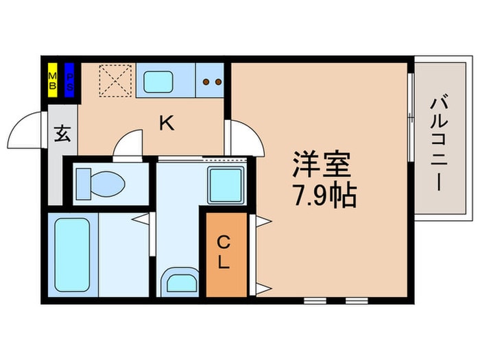 仮)ﾌｼﾞﾊﾟﾚｽ豊里中央公園南Ⅱ番館の物件間取画像