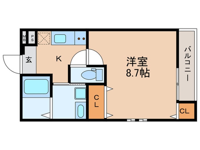 仮)ﾌｼﾞﾊﾟﾚｽ豊里中央公園南Ⅲ番館の物件間取画像