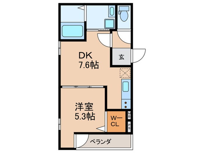 仮)ﾌｼﾞﾊﾟﾚｽ豊里中央公園南Ⅲ番館の物件間取画像