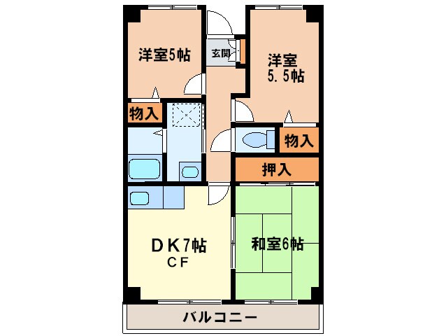 サザン コ－トの物件間取画像