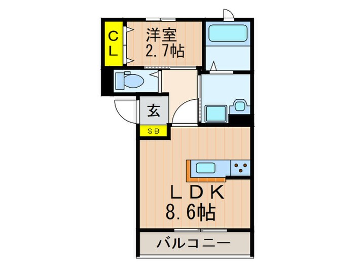 物件間取画像