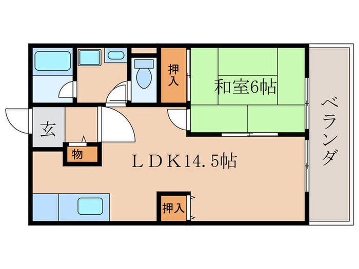 ウエストヒル PartⅡの物件間取画像