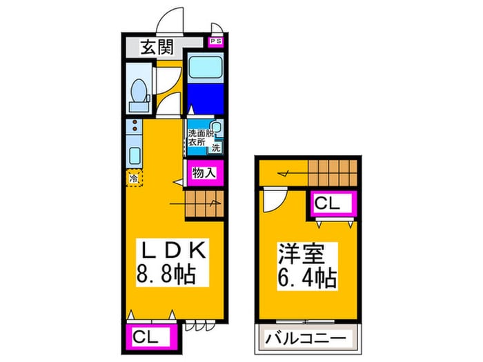 サニーヒル白鷺の物件間取画像