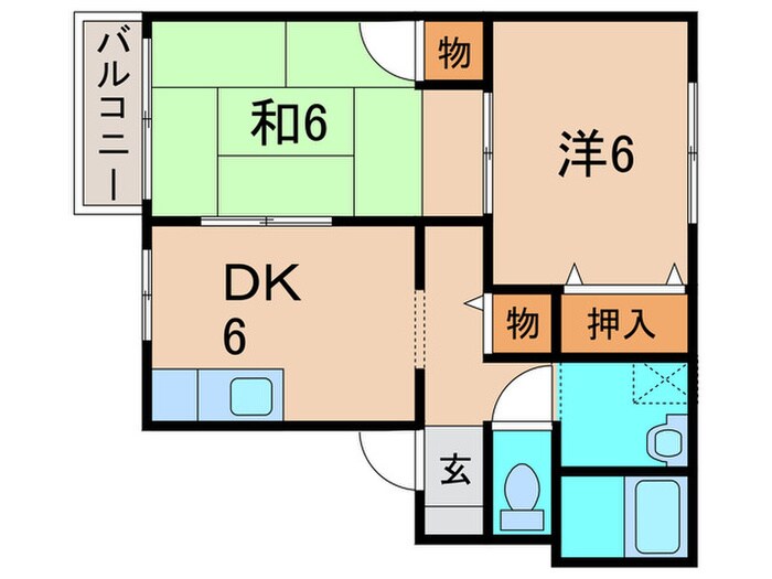 佐々木ハイツの物件間取画像