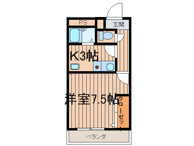 エタニ第二ビルの物件間取画像