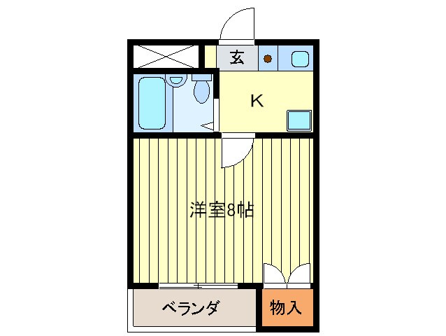 ﾗｳﾞｨｽﾀ弥生の物件間取画像