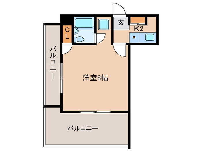 メゾンルージュの物件間取画像
