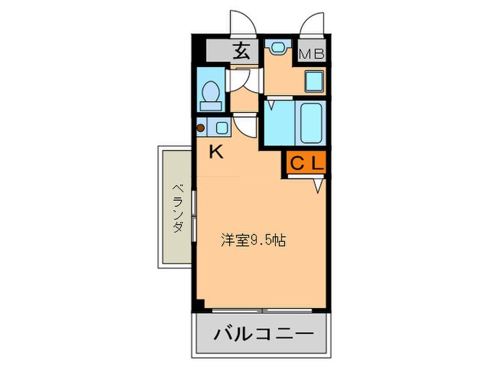 ブロ－ド千里中央の物件間取画像