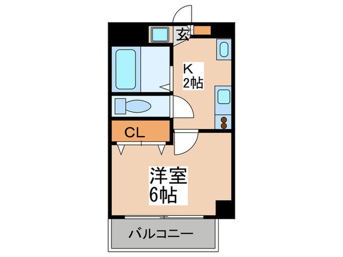 グランエクラ岸里の物件間取画像