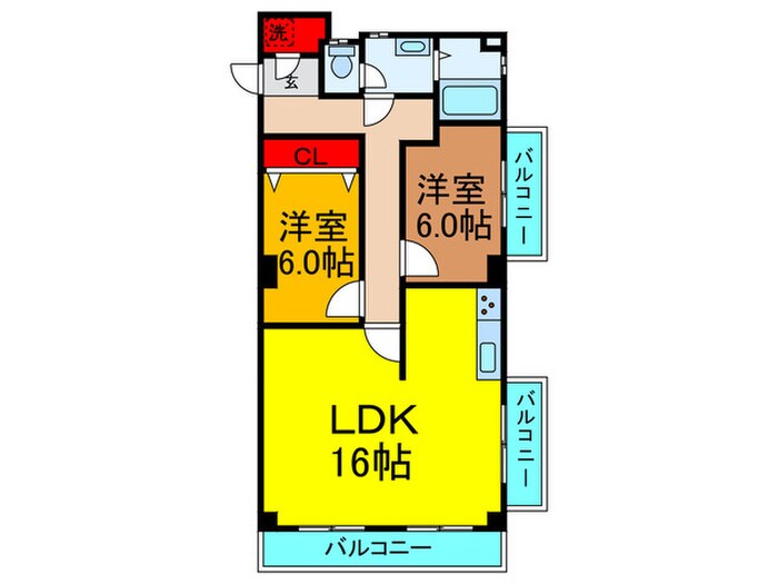 香里カーサヒルの物件間取画像