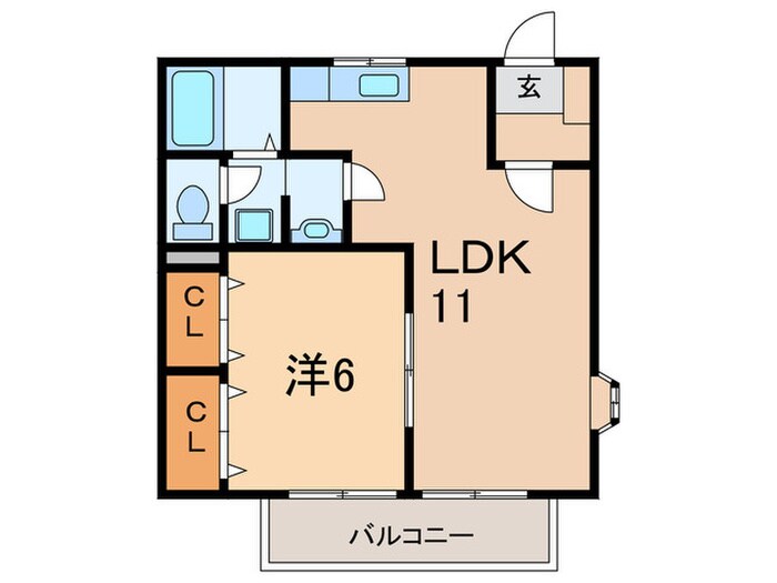 エナ－ル北の物件間取画像