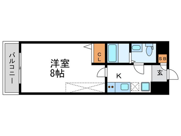 フラッティ壬生坊城の物件間取画像