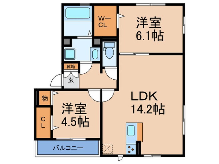 プロキオンの物件間取画像