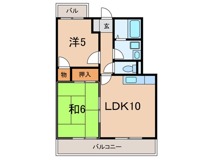 シティライフ西宮の物件間取画像