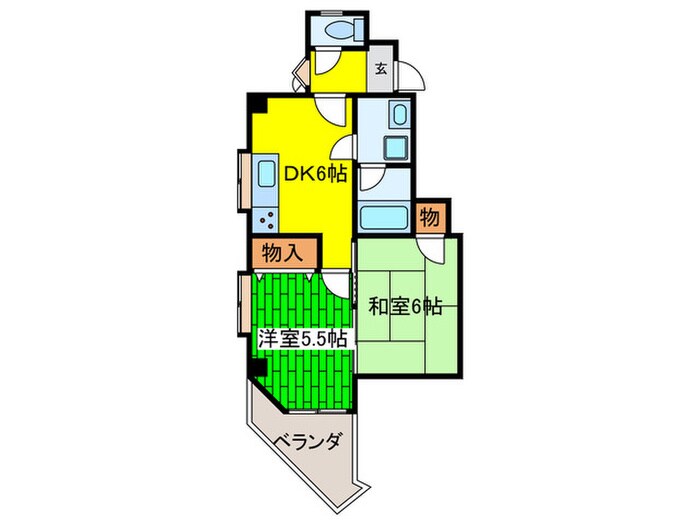 吉豊マンションの物件間取画像