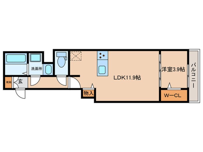 LaMaison大池町の物件間取画像