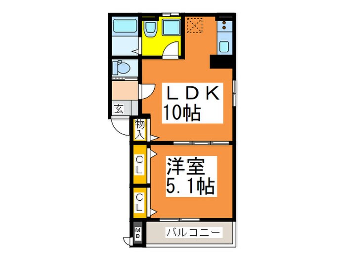 アルカンシエルの物件間取画像