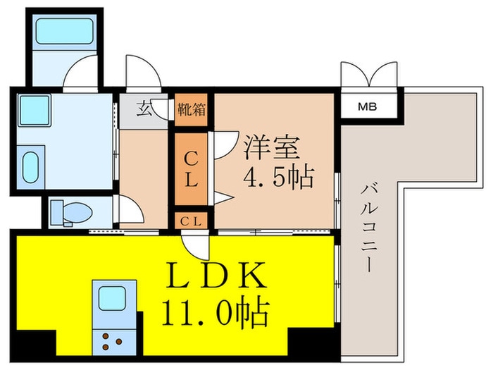 テラスレジデンス新大阪の物件間取画像