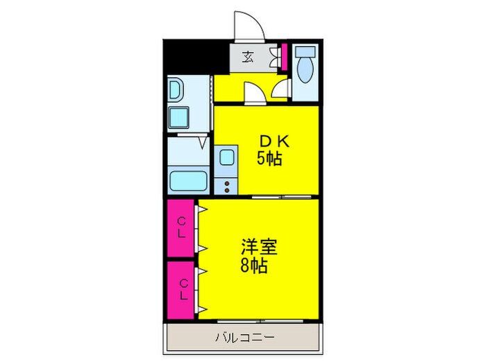 ブエナビスタ貝塚の物件間取画像