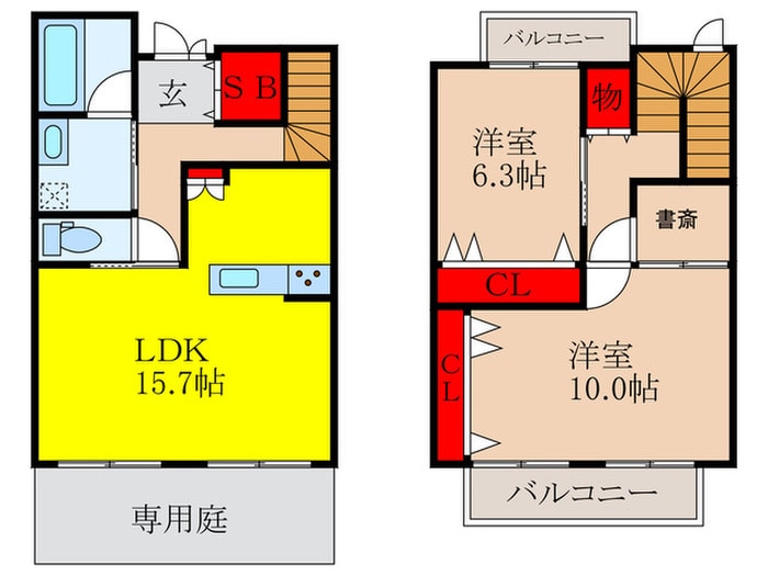 ナンノ第27号館の物件間取画像