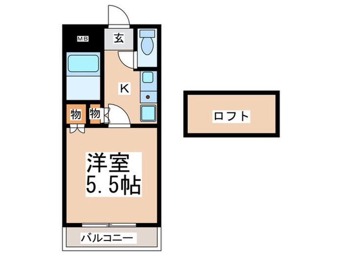 芸大ヒルズの物件間取画像