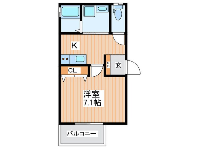 レユシール垣内町の物件間取画像