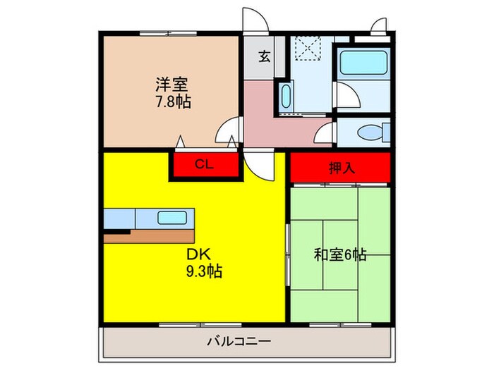 ソレーユ関西の物件間取画像