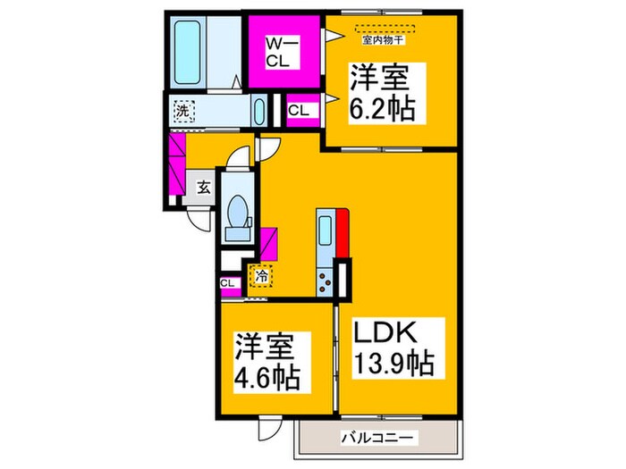 D-ROOM　CHIYOの物件間取画像