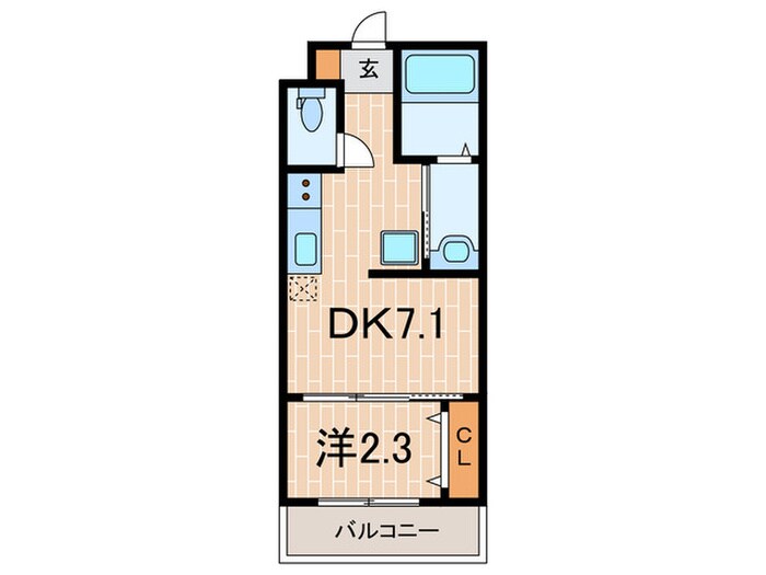 ＡＩＬＥ津田町の物件間取画像