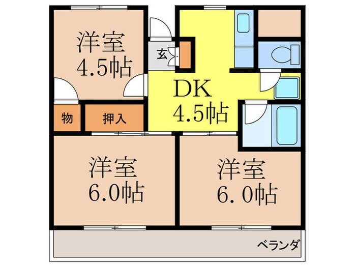 物件間取画像