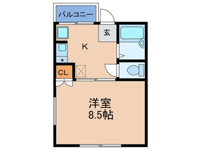 ハウス道正の物件間取画像