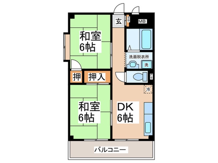 ロイヤルメゾンあびこの物件間取画像