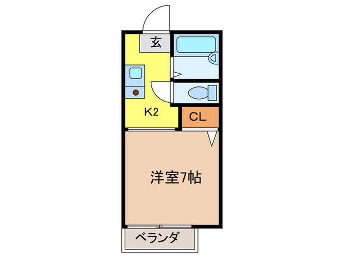 カ－サⅡの物件間取画像