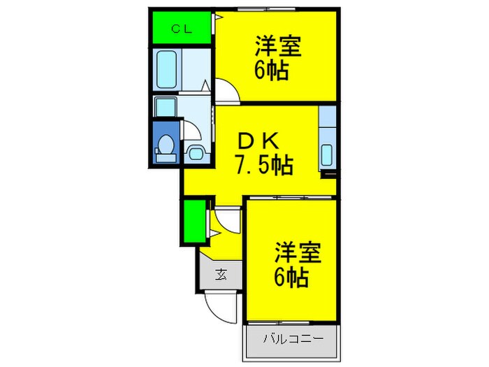 ハーモニーおしおの物件間取画像