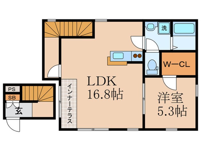 Ｃａｓａ　ｃｏｍｏｄａの物件間取画像