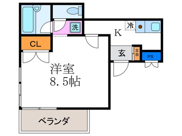 Graffiti　Matsuiの物件間取画像