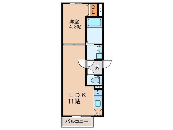 ミラージュ垂水の物件間取画像