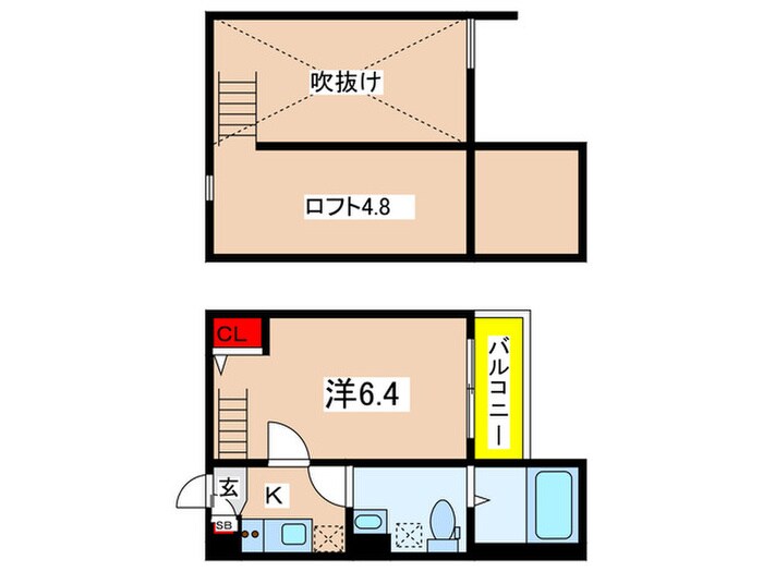 espoir花園の物件間取画像