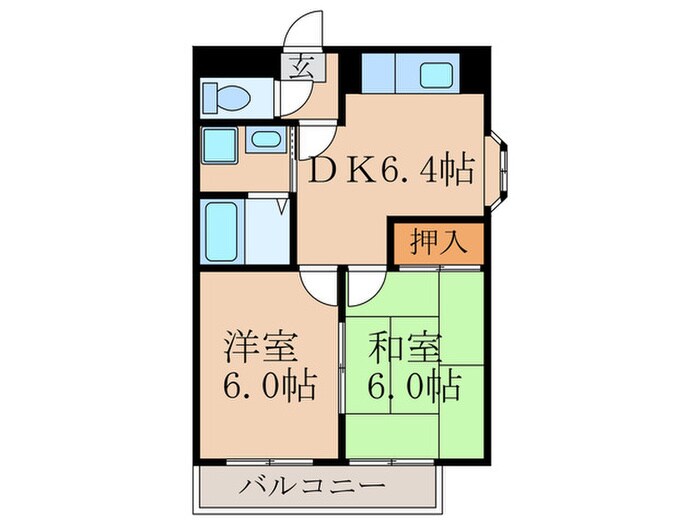 ポルテやましたの物件間取画像